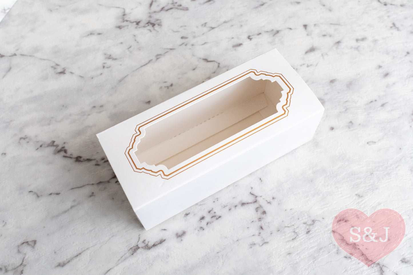 Macaroon Box 300gsm - 15x6x5cm - Pack of 50