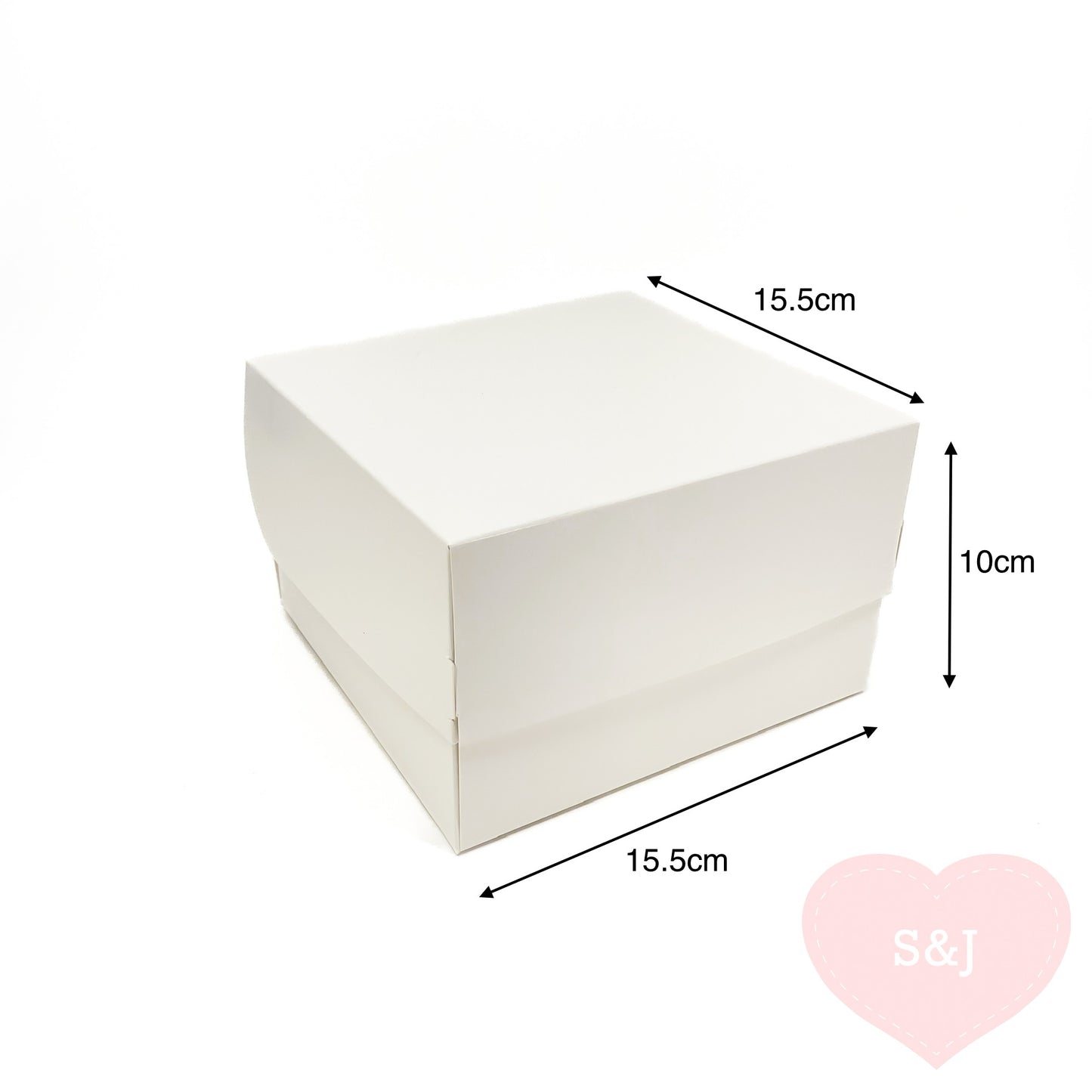 Cake Box with Base - Pack of 10