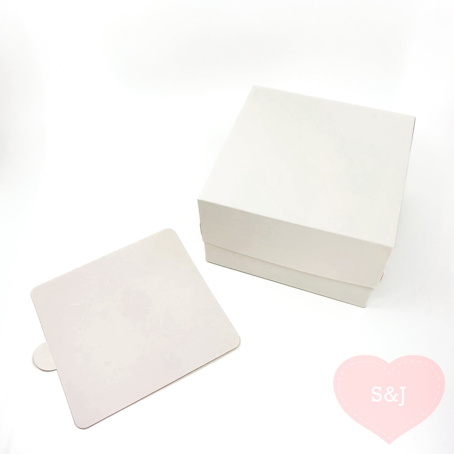 Cake Box with Base - Pack of 10