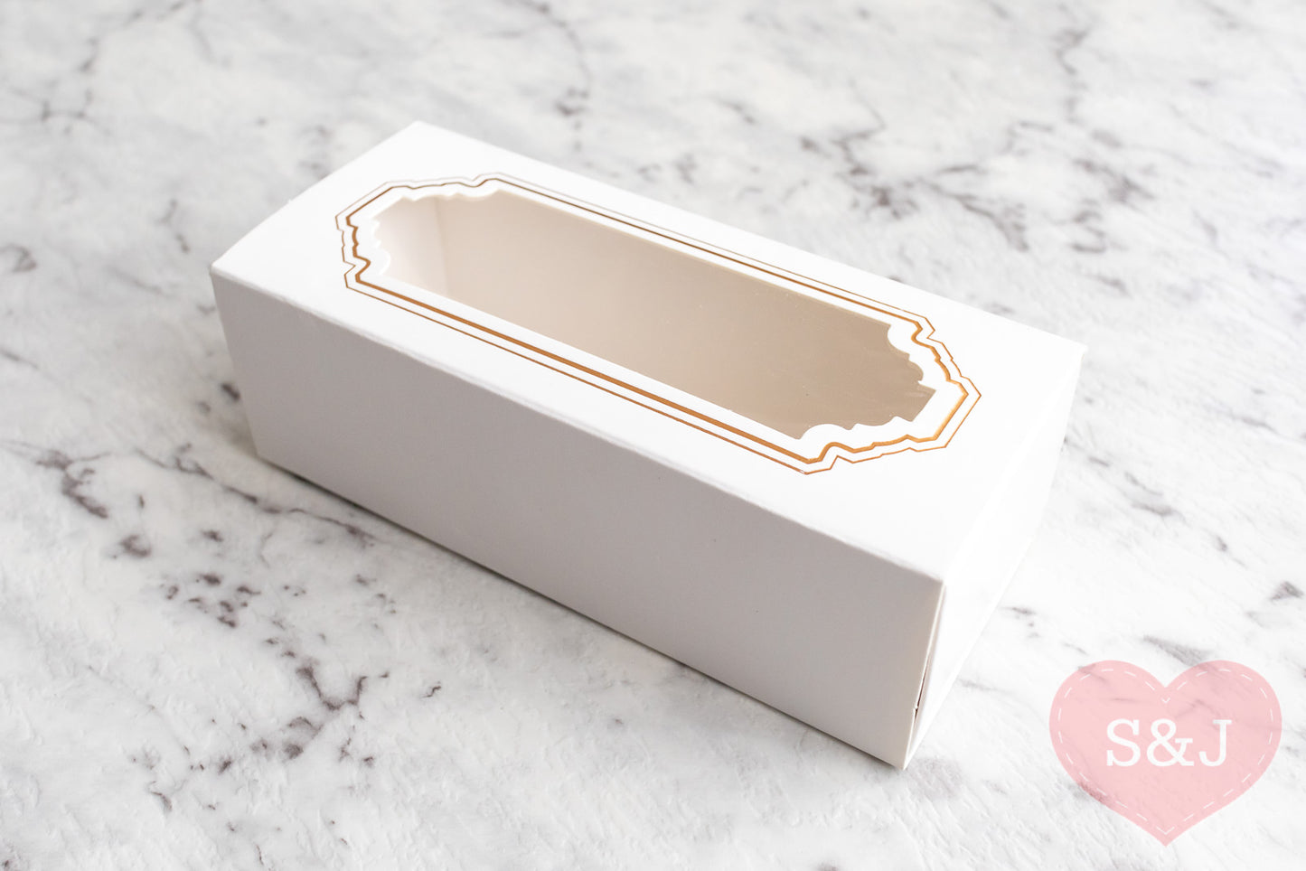 Macaroon Box 300gsm - 15x6x5cm - Pack of 50