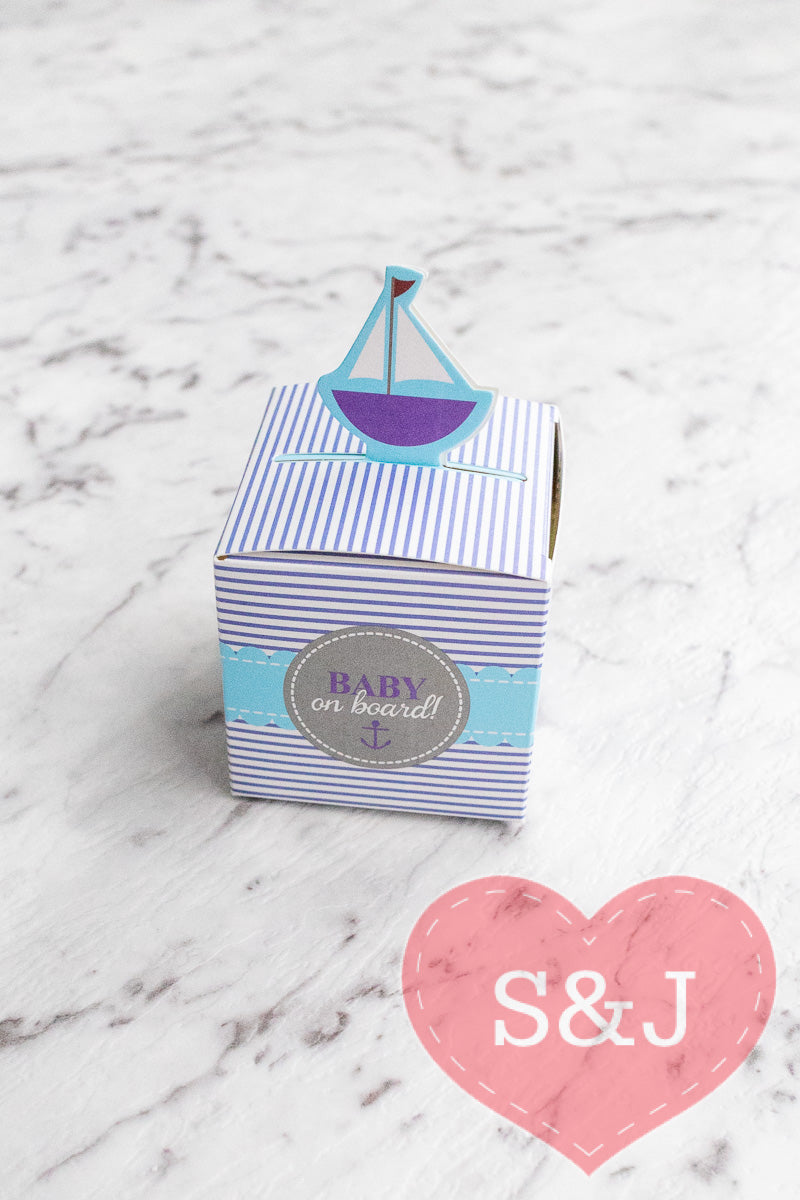 Baby Onboard Favour Box - Pack of 10