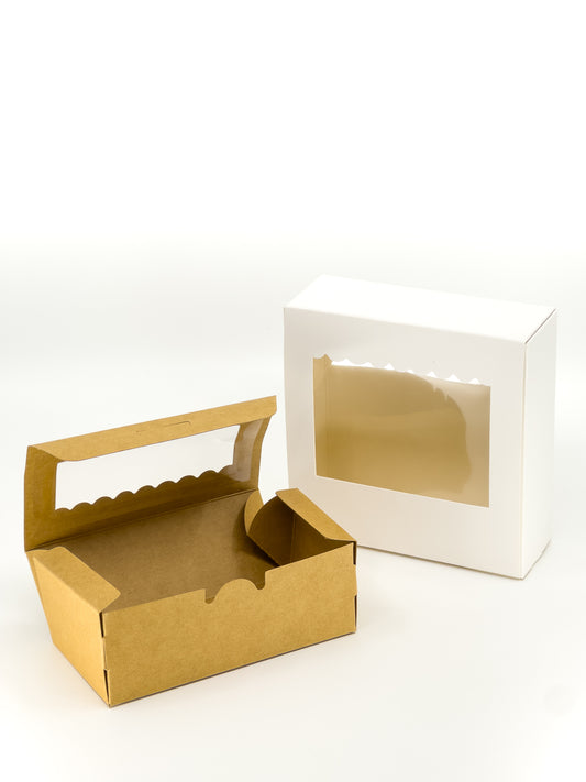 Window Kraft Box - Pack of 50