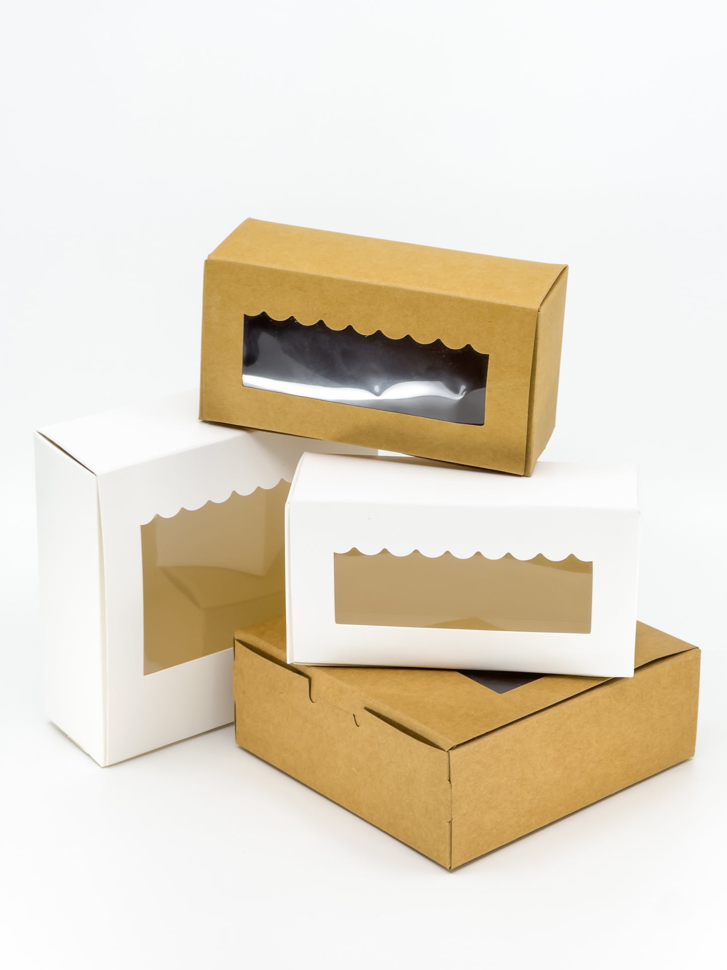 Window Kraft Box - Pack of 50