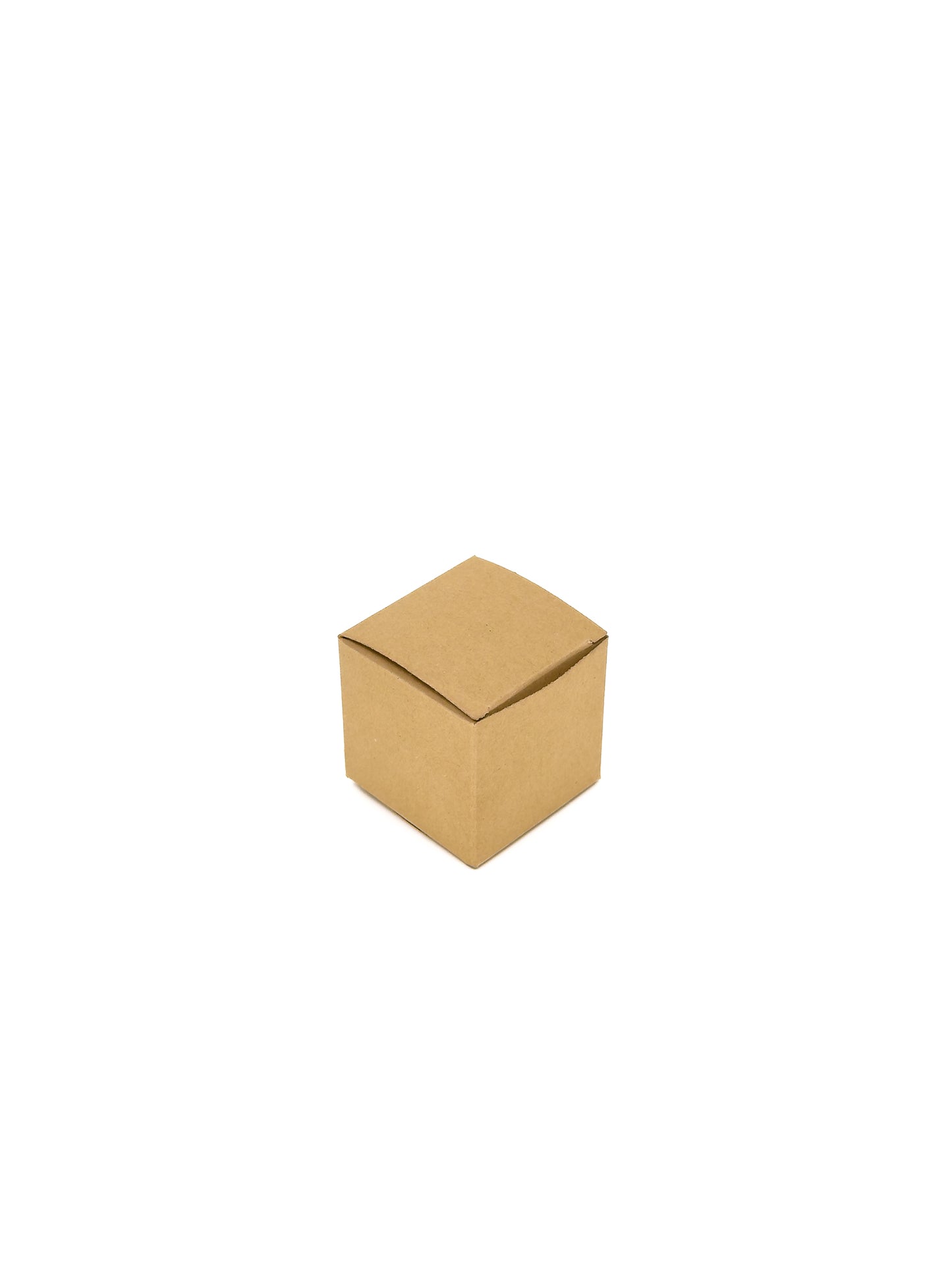 Small Kraft Box with Tag - 5x5x5cm - Set of 10