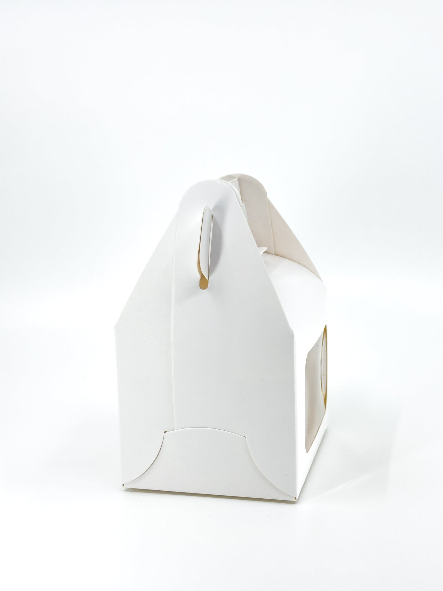 Gable Kraft Box - White Brown - Pack of 10