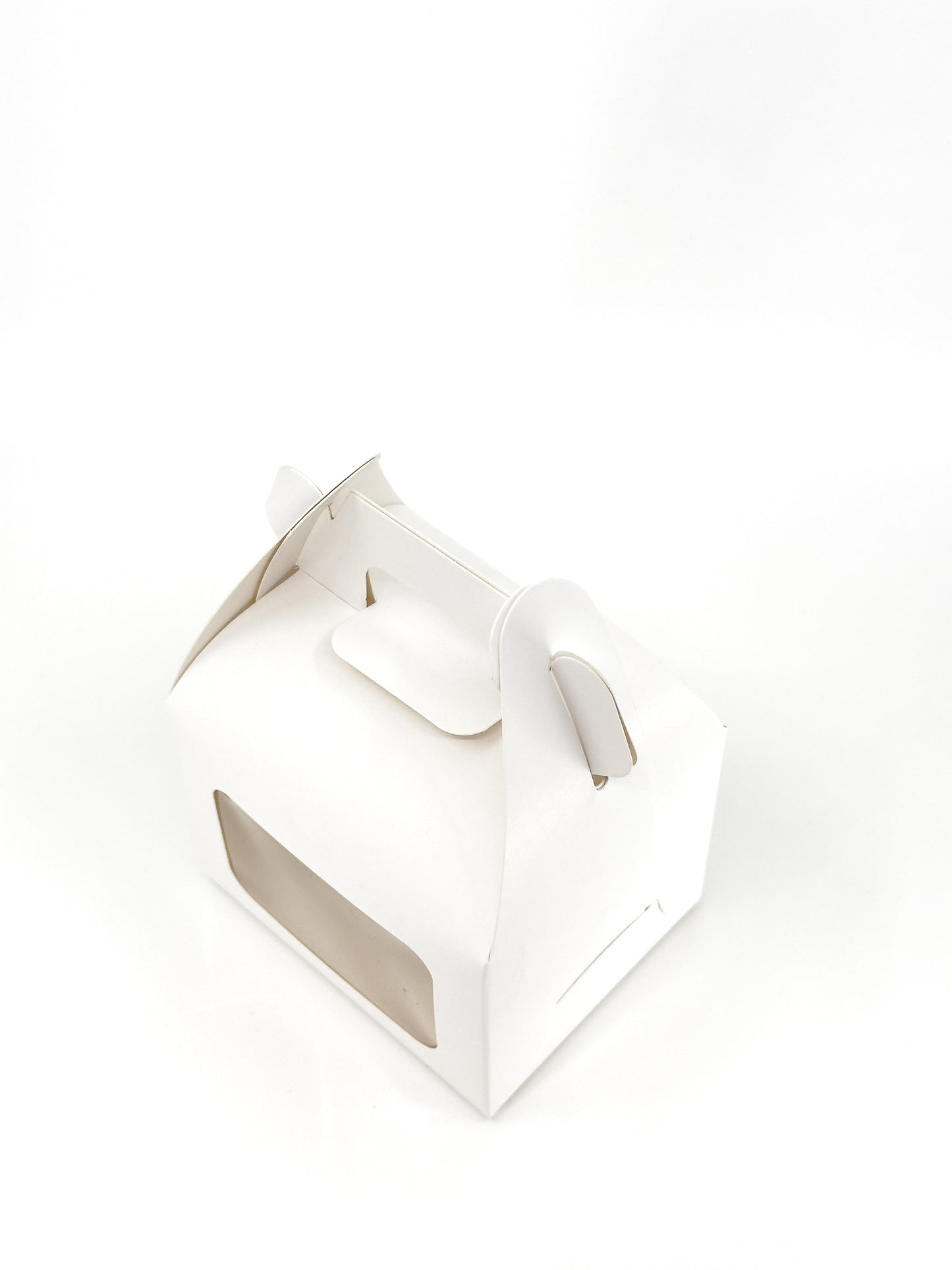 Gable Kraft Box - White Brown - Pack of 10