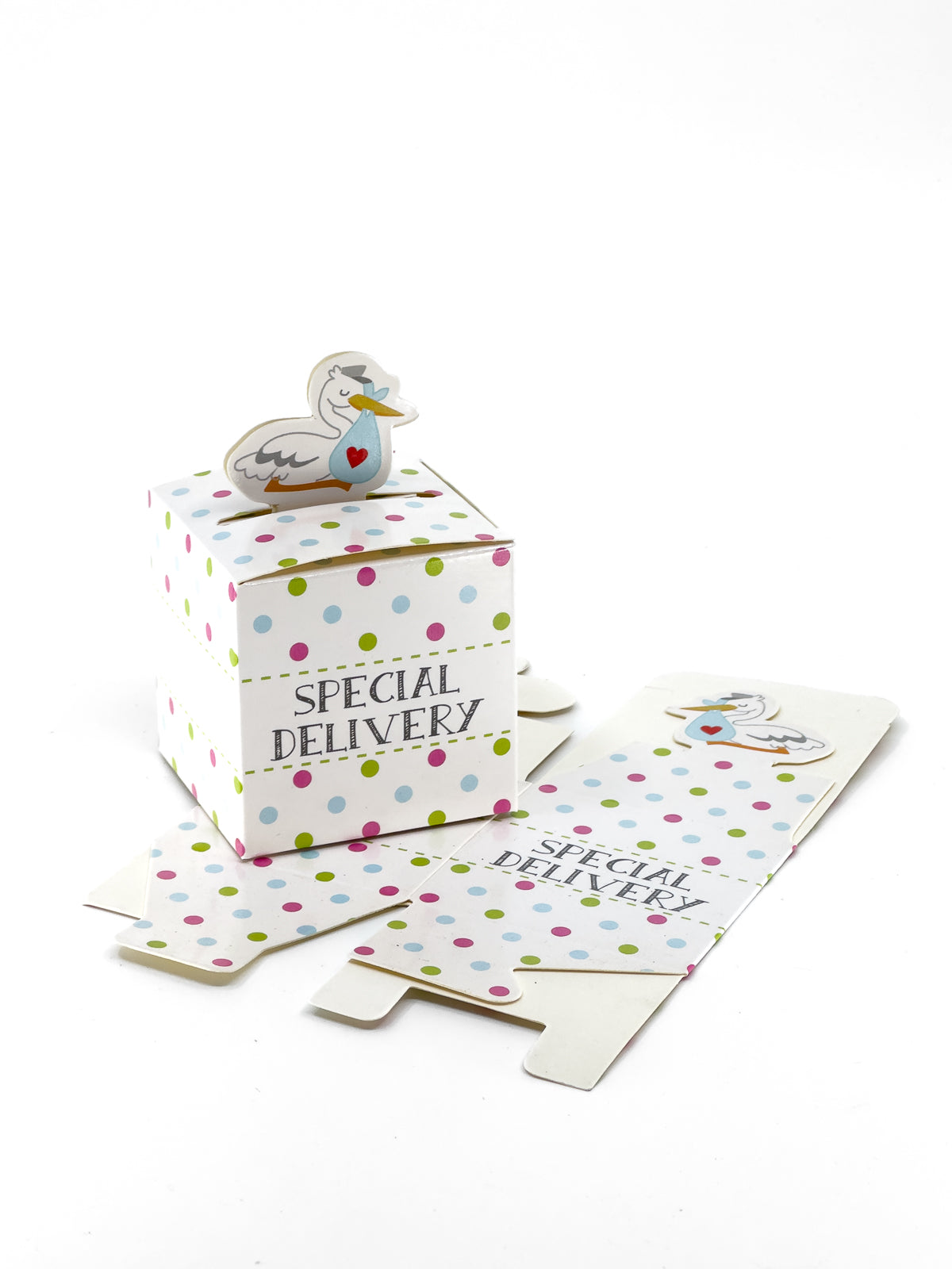 'Special Delivery' Baby Shower Favour Box - Pack of 10