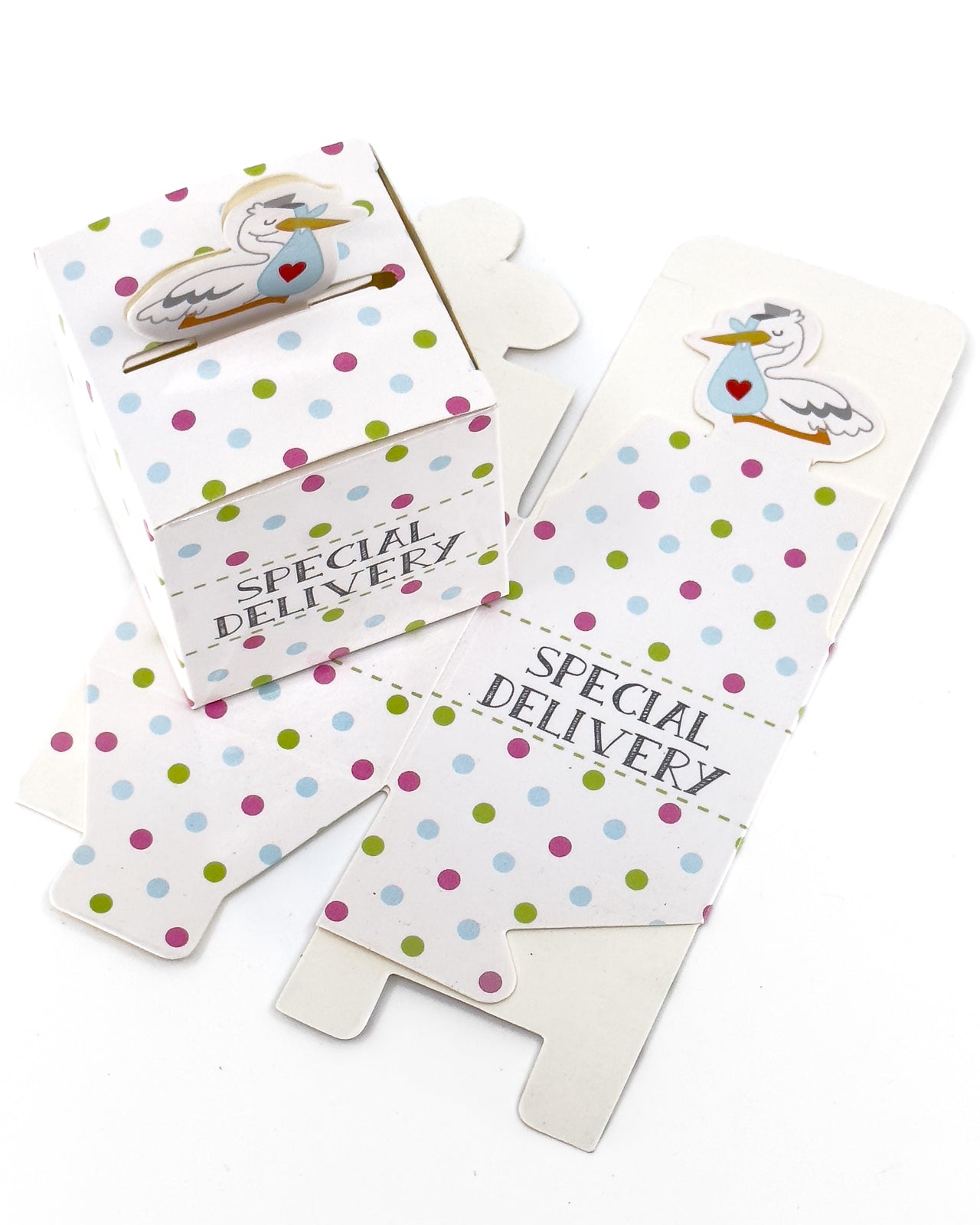 'Special Delivery' Baby Shower Favour Box - Pack of 10