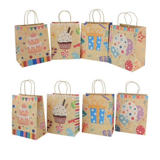 Kraft Party Bag - 20x14x26cm - Pack of 12