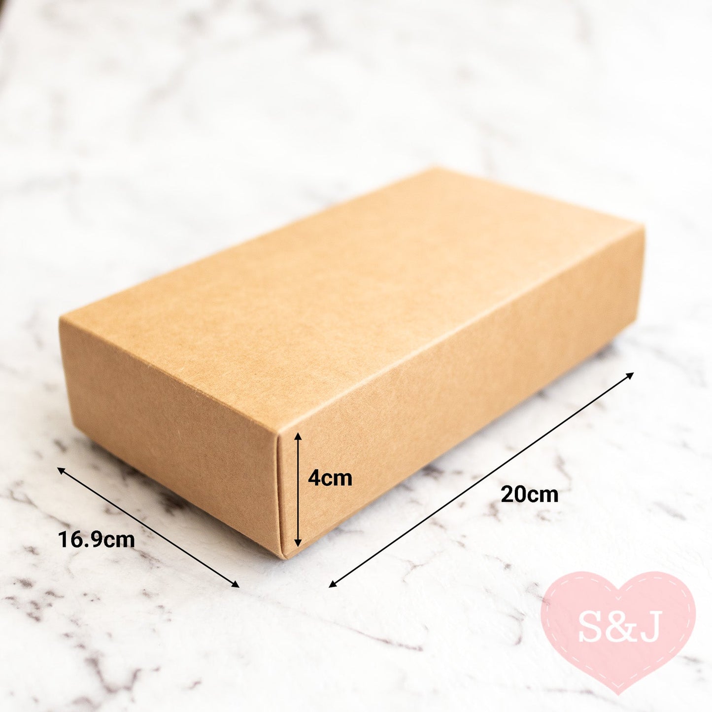 Cardboard Kraft Box - Pack of 50 - Multi Sizes