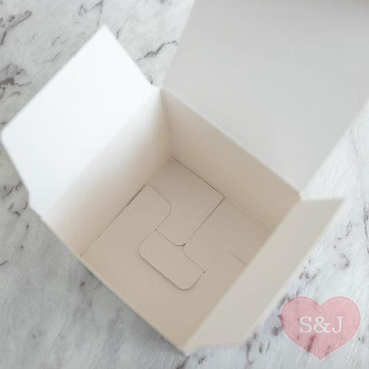 Square White Boxes - Pack of 50