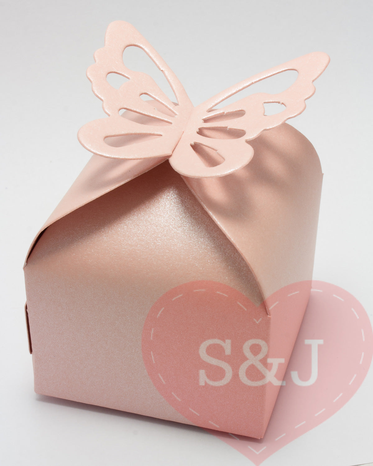 Butterfly Favour Box - 6x6x6cm - Pack of 10