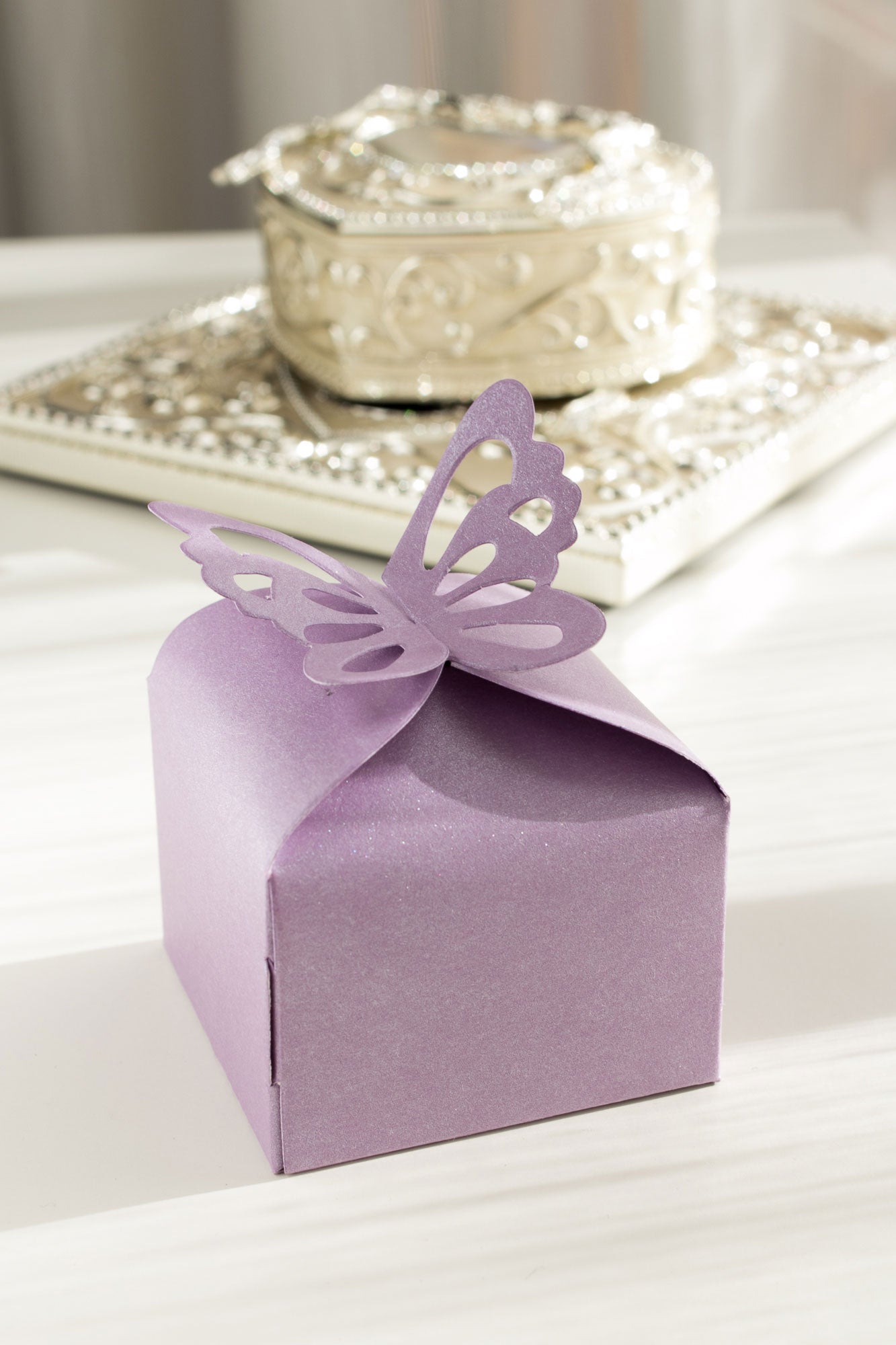 Butterfly Favour Box - 6x6x6cm - Pack of 10