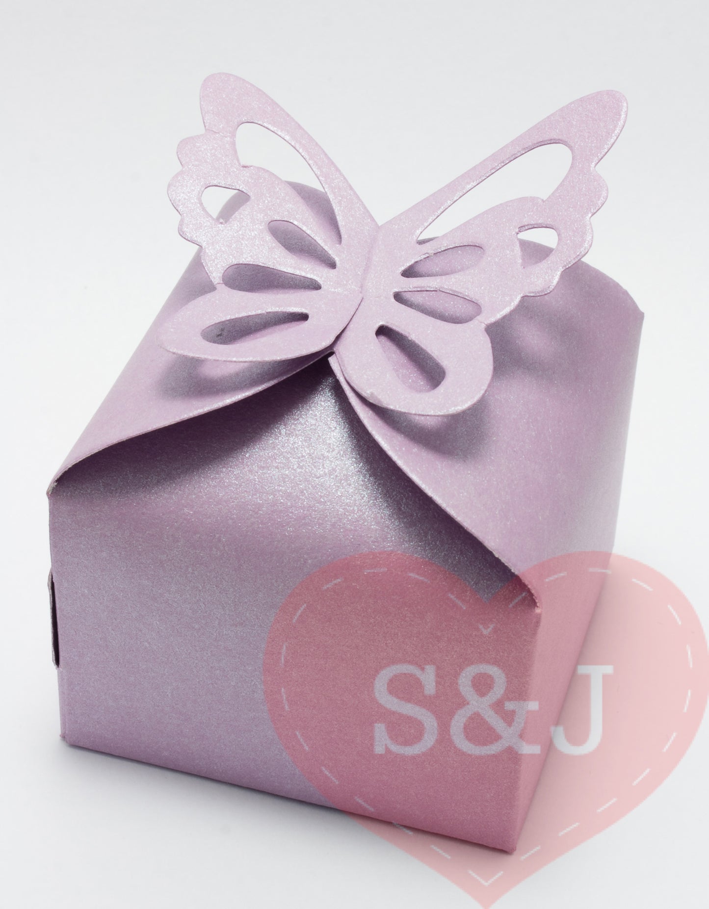 Butterfly Favour Box - 6x6x6cm - Pack of 10