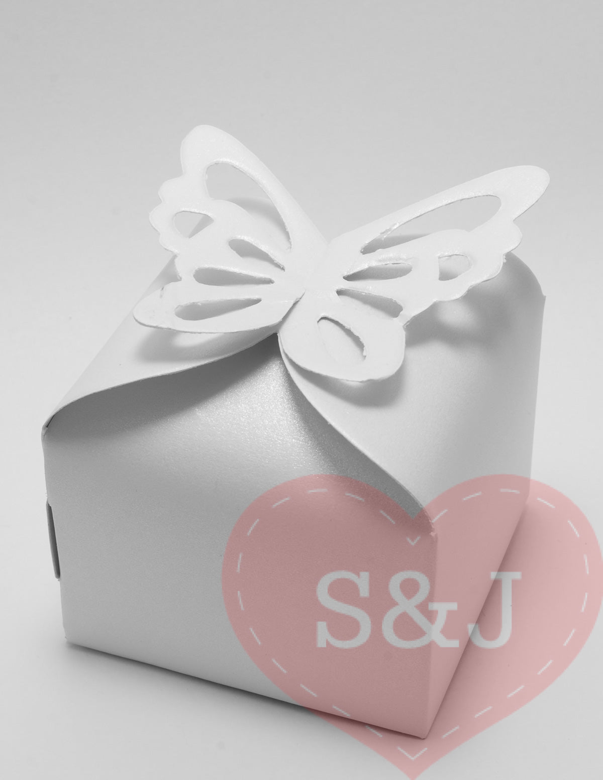 Butterfly Favour Box - 6x6x6cm - Pack of 10