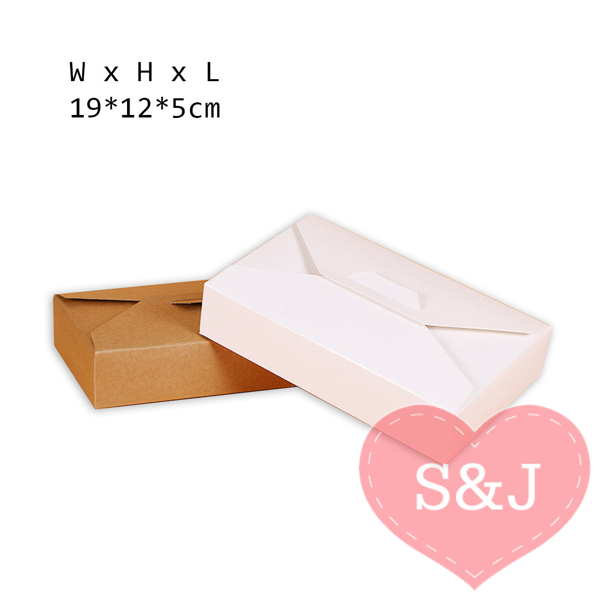 Slim Cardboard Box - 19x12x4cm - Pack of 10