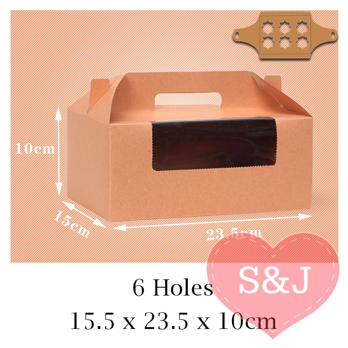 Cupcake Holder Box - Pack of 10