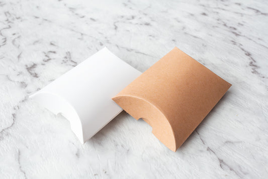 Kraft Pillow Box -  6x9x2.5cm - Pack of 50