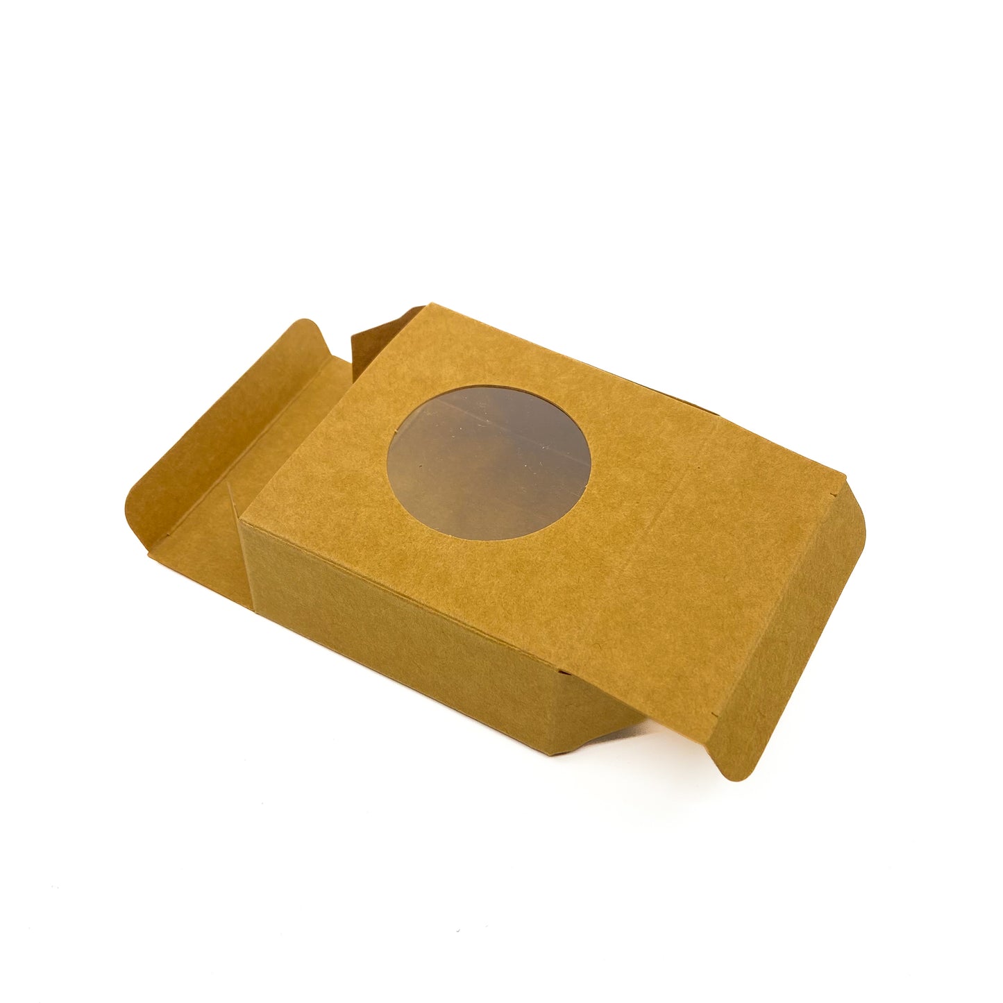 Round Window Cardboard Box - Pack of 10