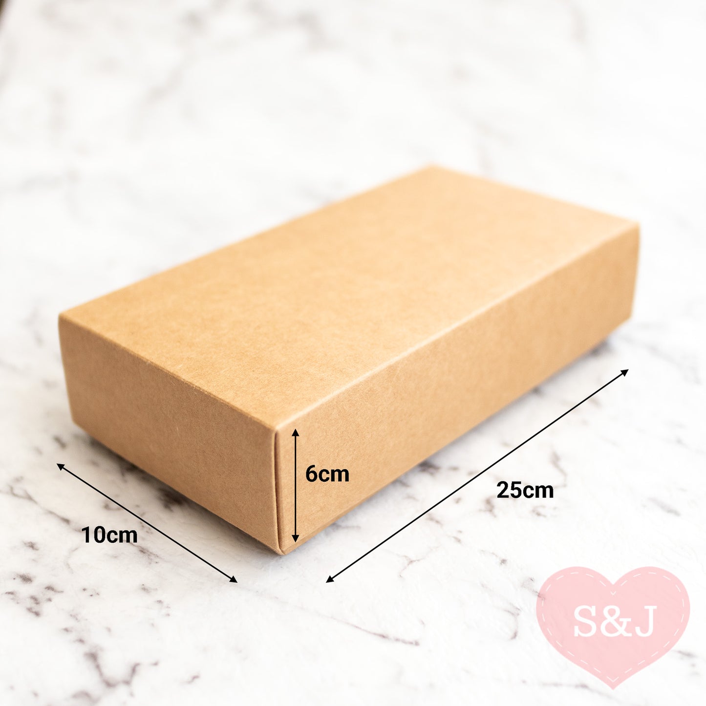 Cardboard Kraft Box - Pack of 10 - Multi Sizes