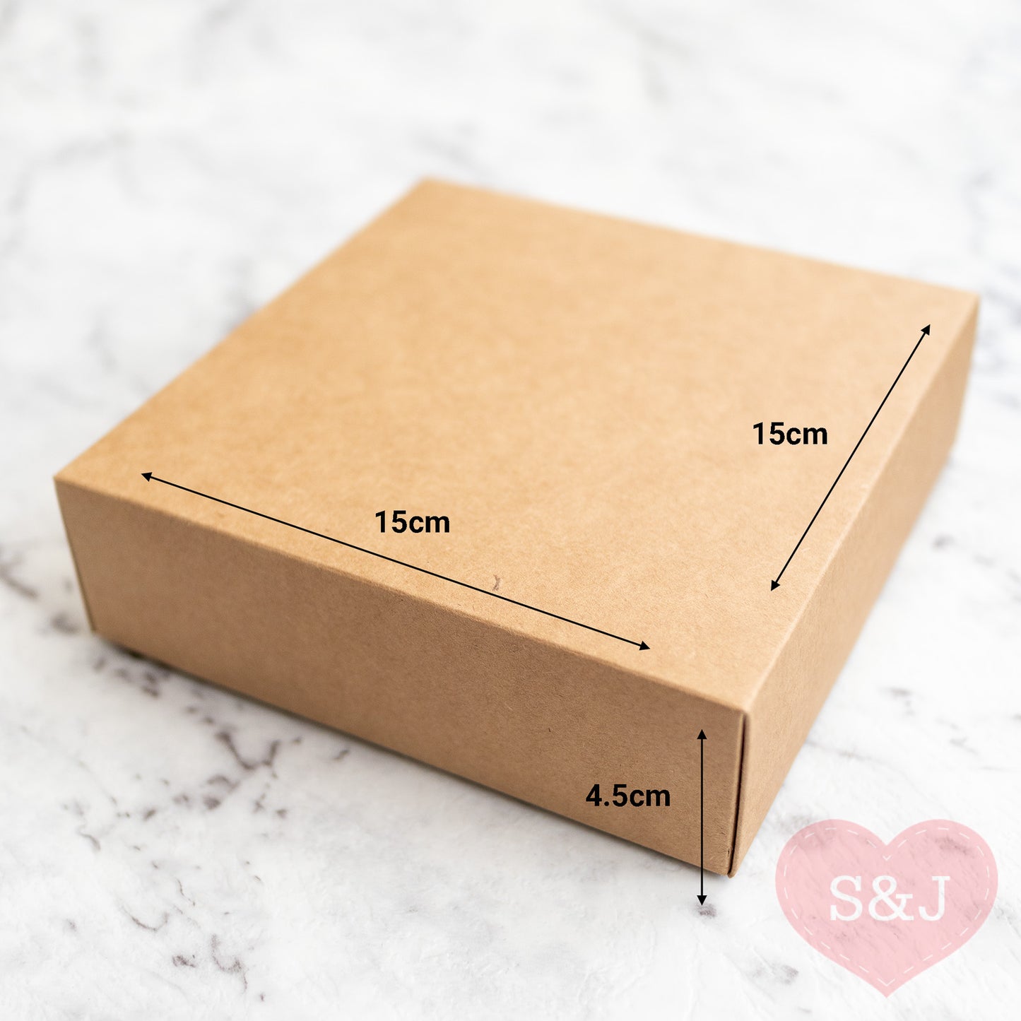 Cardboard Kraft Box - Pack of 10 - Multi Sizes