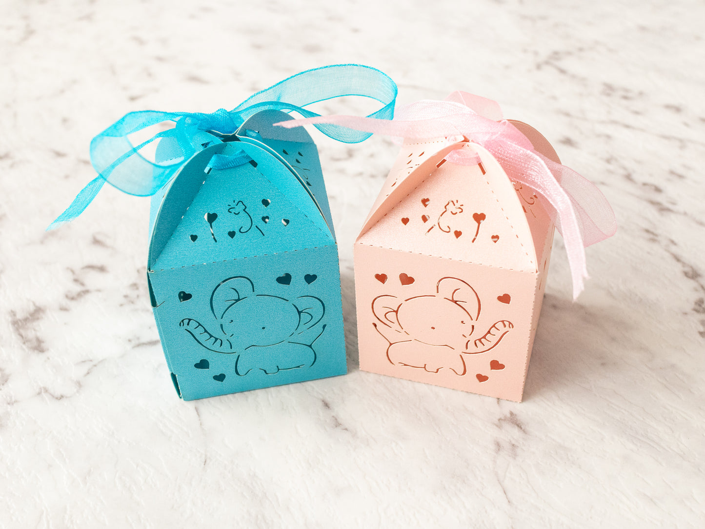 Baby shower gift box - 5x5x5cm - Pack of 10