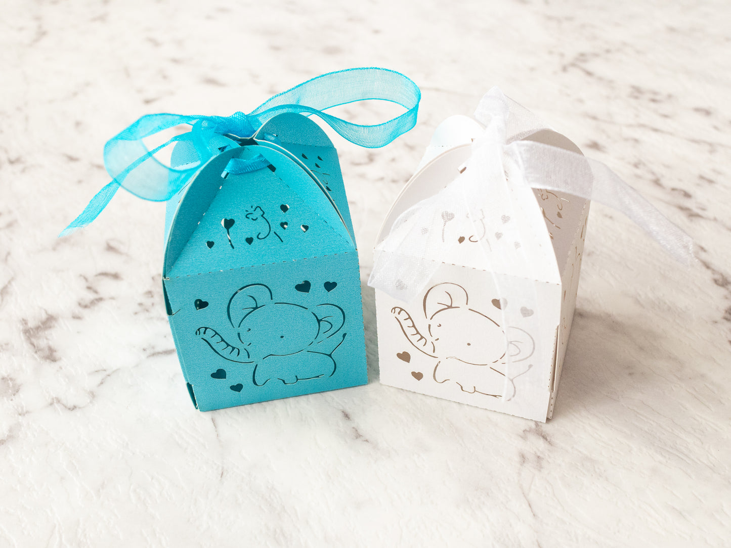 Baby shower gift box - 5x5x5cm - Pack of 10