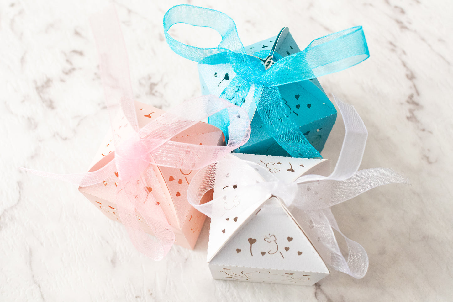 Baby shower gift box - 5x5x5cm - Pack of 10