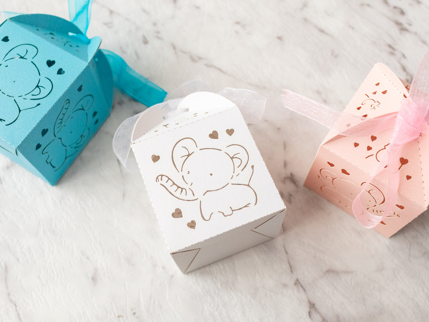 Baby shower gift box - 5x5x5cm - Pack of 10