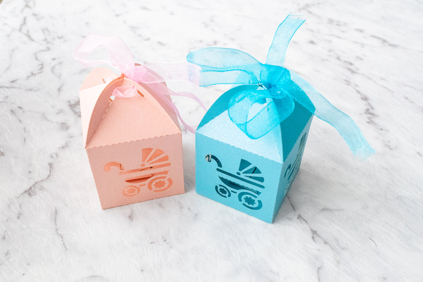 Baby shower gift box - 5x5x5cm - Pack of 10