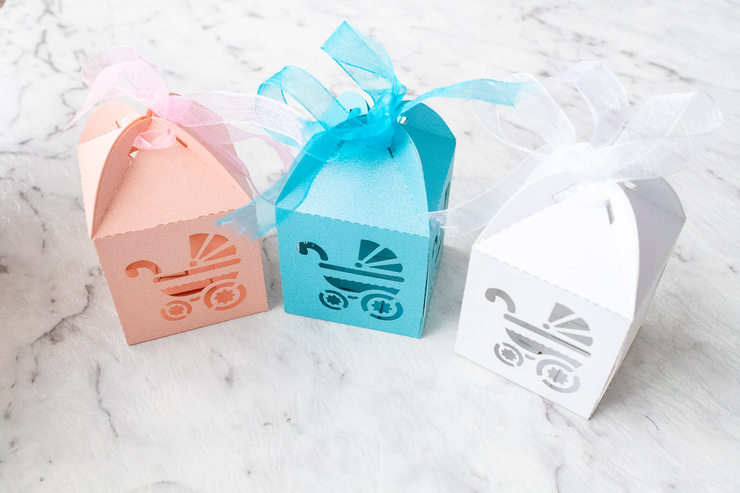 Baby shower gift box - 5x5x5cm - Pack of 10