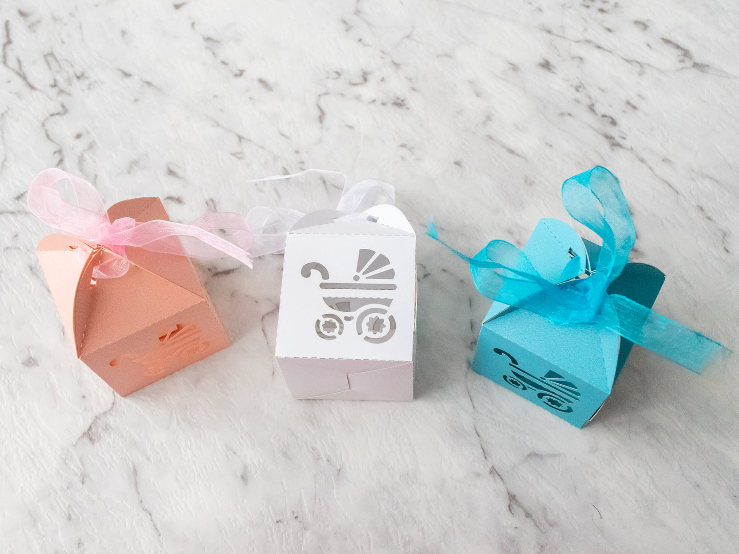 Baby shower gift box - 5x5x5cm - Pack of 10